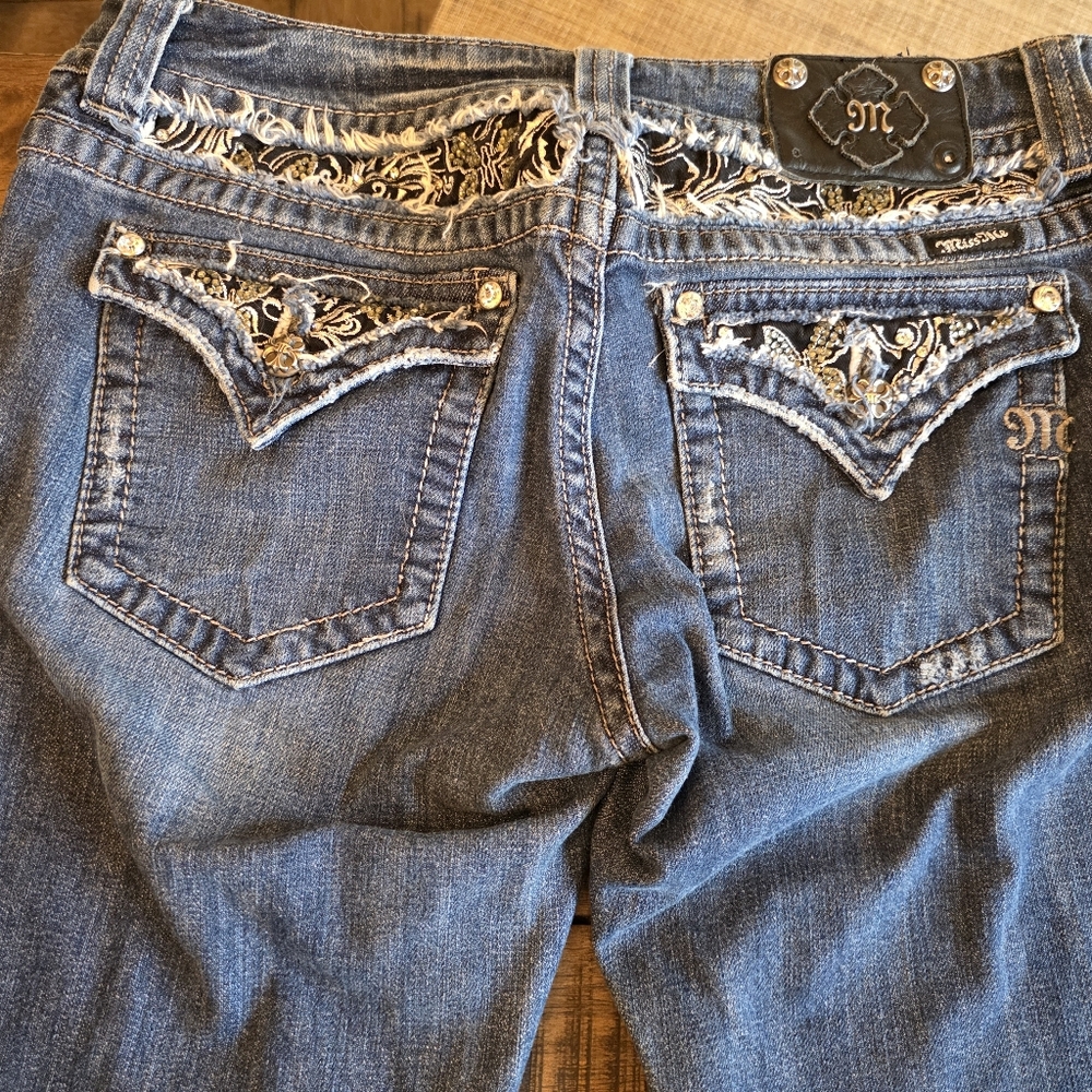 Miss Me Dark Blue Boot Cut Jeans